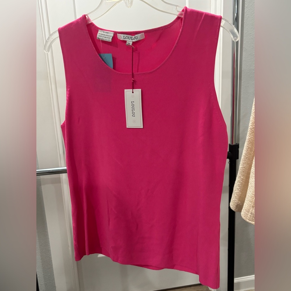 Brand New Women's Pink Sleeveless LouLou Top